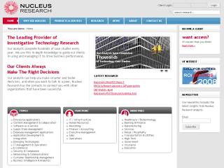 nucleus research production site